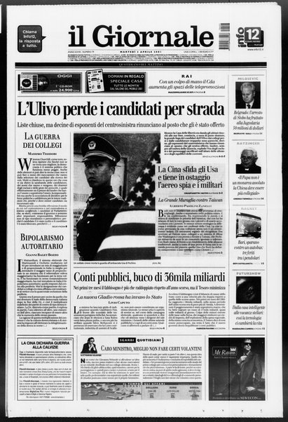 Il giornale : quotidiano del mattino